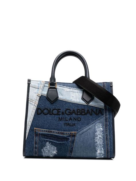 tote bag dolce gabbana|dolce & gabbana denim bag.